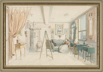 Lo studio di un artista da Julie Bayer